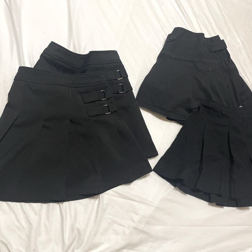 Bundle of 4 school skorts size 4-5